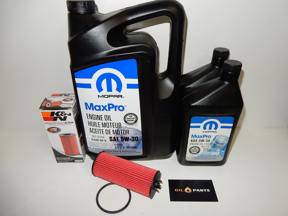 Mopar 5W30 7l Filtr Oleju K&N Jeep Grand Cherokee 3.6 v6