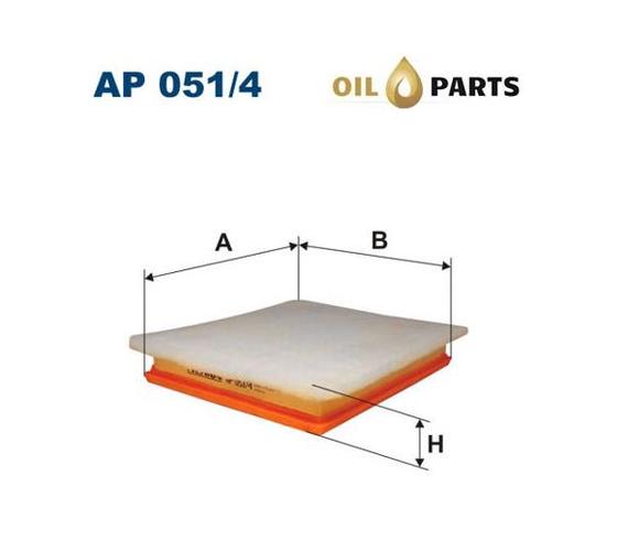 FILTR POWIETRZA FILTRON AP 051/4