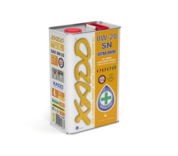 XADO ATOMIC OIL 0W20 SN ILSAC GF5 4L