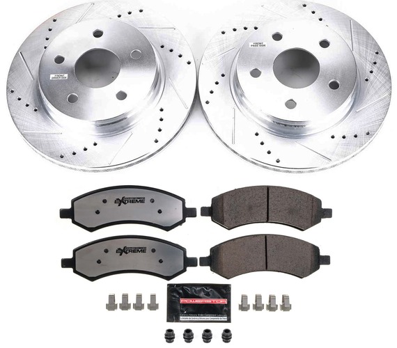 TARCZE KLOCKI PRZÓD POWERSTOP Z36 K2163-36 Z36-1084 AR8750XPR RAM 1500