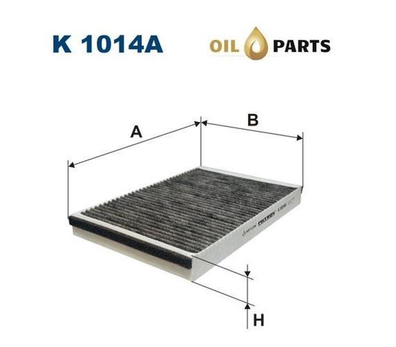 FILTR KABINOWY FILTRON K 1014A