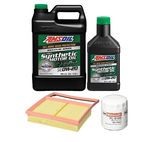 AMSOIL 0W20 ASM 4,7L + FILTRY FORD FUSION 2,0L HYBRID 2013-2020