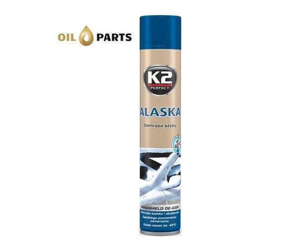 ODMRAŻACZ DO SZYB SPRAY ALASKA K2 750ML  