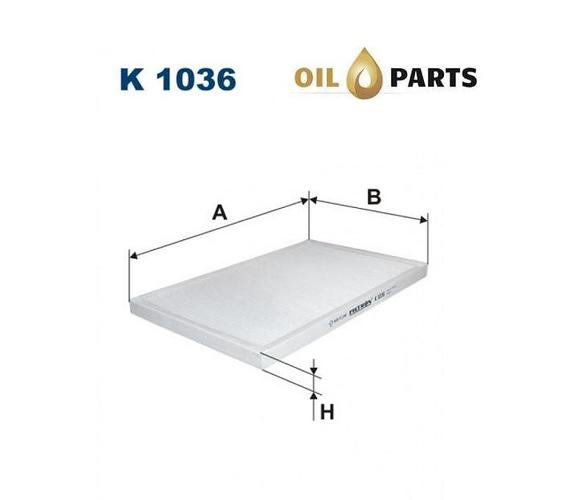 FILTR KABINOWY FILTRON K 1036 AUDI A6 C4