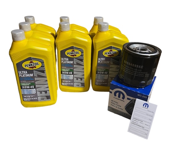 PENNZOIL 0W40 7L JEEP DODGE CHRYSLER 6.1 6.2 6.4 SRT8