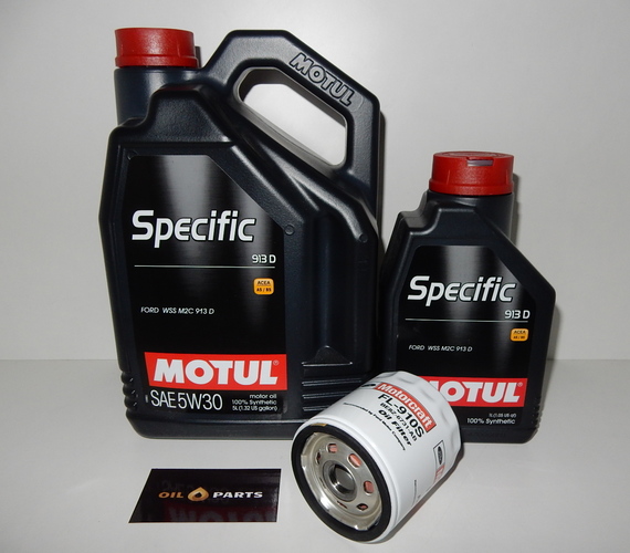 MOTUL 5W30 6L + FILTR OLEJU FL-910S