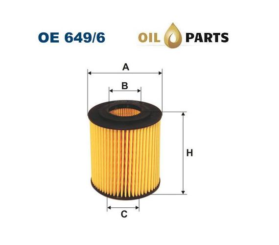 FILTR OLEJU FILTRON OE 649/6 BMW E46 316i 318i