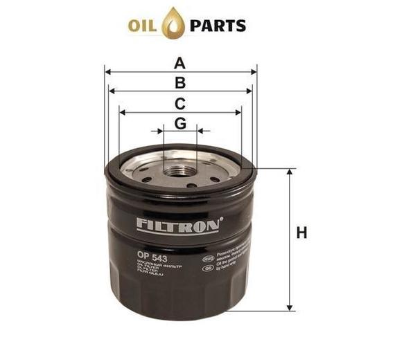 FILTR OLEJU OPTIMA OP 82765 FORD FOCUS TDCI