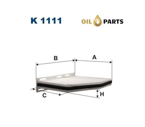 FILTR KABINOWY FILTRON K1111