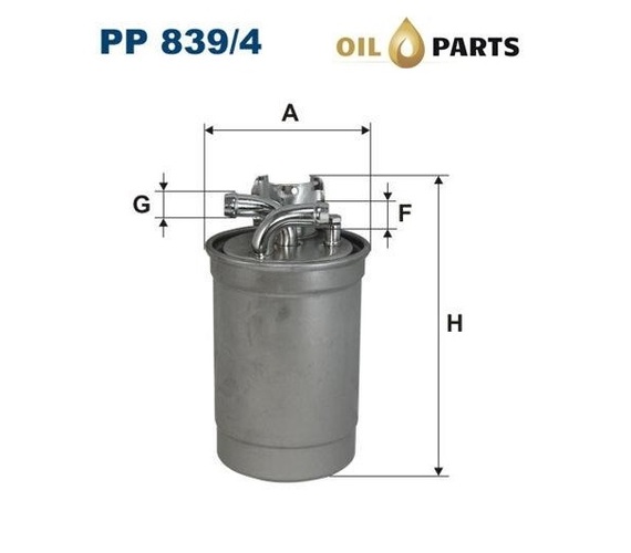 FILTR OLEJU FILTRON PP 839/4