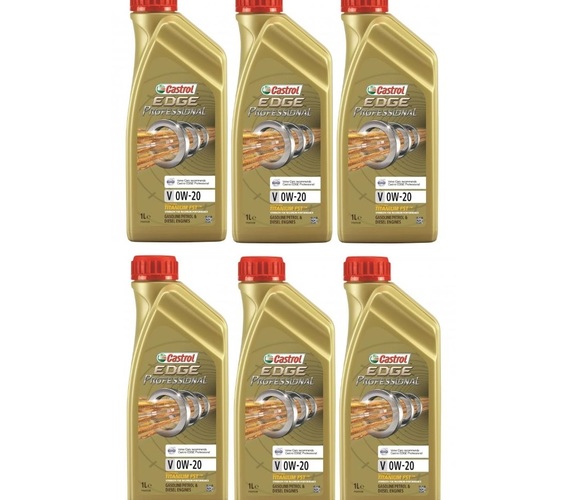 CASTROL EDGE PROFESSIONAL TITANIUM V 0W20 6L VOLVO RBS0-2AE