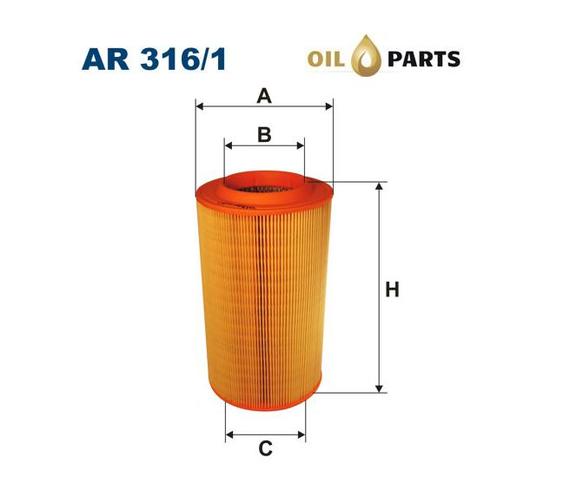 FILTR POWIETRZA FILTRON AR 316/1