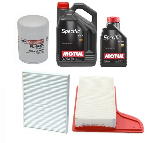 MOTUL SPECIFIC 5W20 6L + FILTRY FORD MUSTANG 3.7L V6 2015-