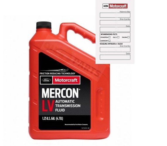 OLEJ MOTORCRAFT MERCON LV FORD 4,73L MUSTANG EDGE