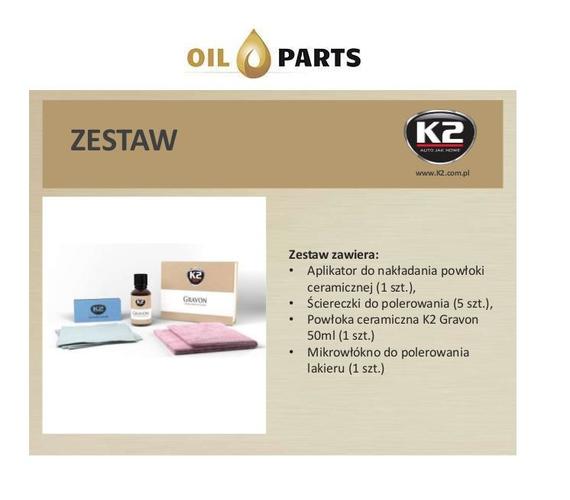 ZESTAW WOSK GRAVON SET REFILL CERAMICZNA POWŁOKA NA LAKIER 50ML