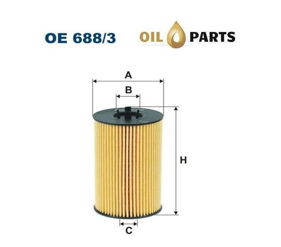 FILTR OLEJU FILTRON OE 688/3