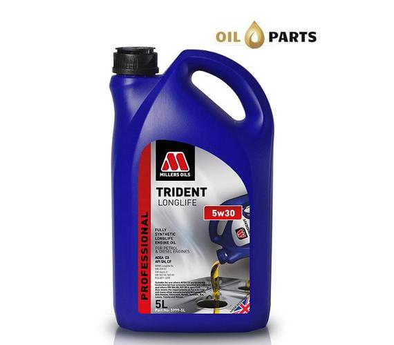 MILLERS OILS TRIDENT 5W30 LONGLIFE 5L