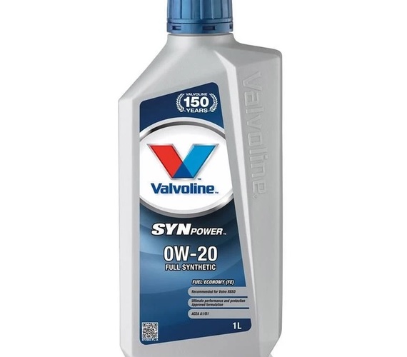 VALVOLINE SYNPOWER FE 0W20 1L VOLVO VCC RBS0-2AE