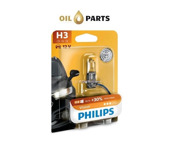 ŻARÓWKA PHILIPS H3 vision +30% blister 1szt.