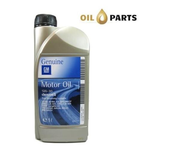 GM MOTOR OIL DEXOS2 5W30 OPEL