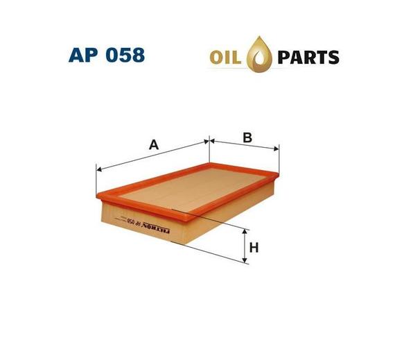 FILTR POWIETRZA FILTRON AP 058