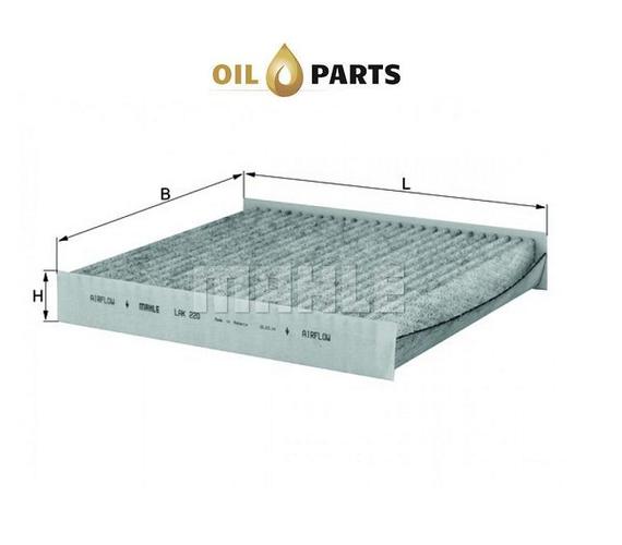 FILTR KABINOWY Z WEGLEM KNECHT LAK 220 FORD GALAXY KUGA I