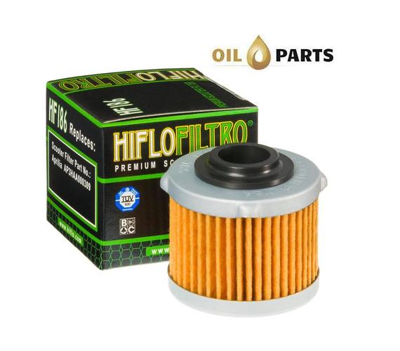 FILTR OLEJU HIFLO HF186 APRILIA SCARABEO 125 200