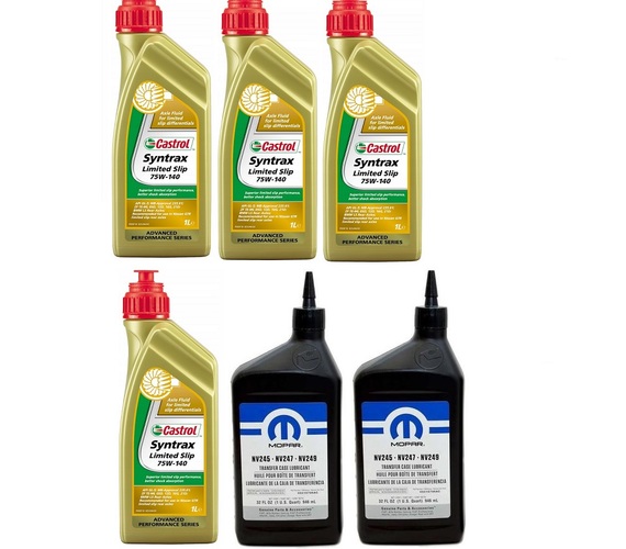 CASTROL 75W140 MOPAR NV245 / 247 JEEP ZJ WJ WG WK WH