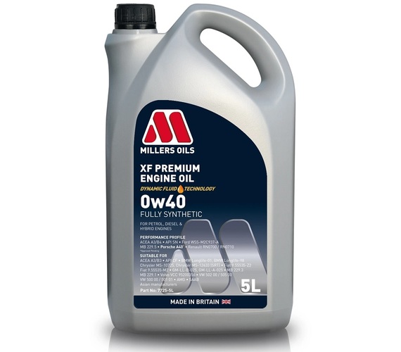 MILLERS OILS XF PREMIUM 0W40