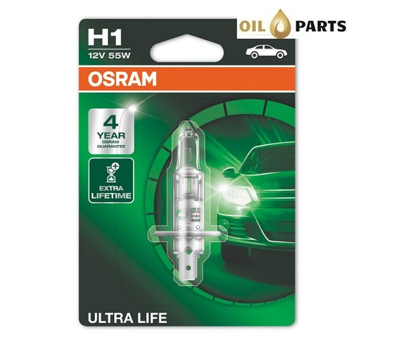 ŻARÓWKA OSRAM H1 ULTRA LIFE blister 1szt.