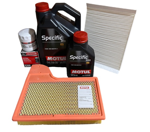 MOTUL 5W30 6L + FILTRY FORD MUSTANG S550 2.3L ECOBOOST