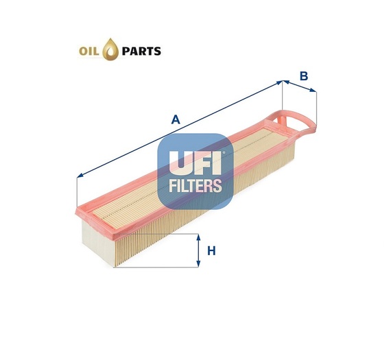 FILTR POWIETRZA UFI 30.345.00