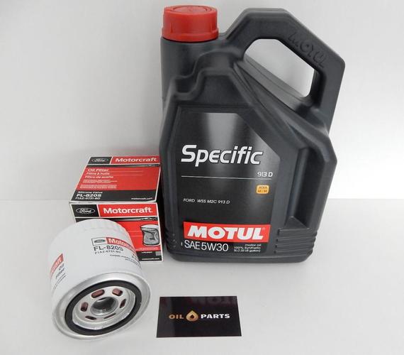 MOTUL 5W30 5L + FILTR OLEJU MOTORCRAFT FL820S