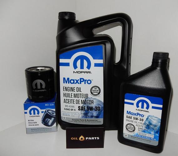 MOPAR 5W30 6L + FILTR OLEJU 04892339AB