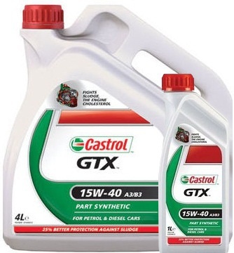 CASTROL GTX HIGH MILEAGE 15W40 5L