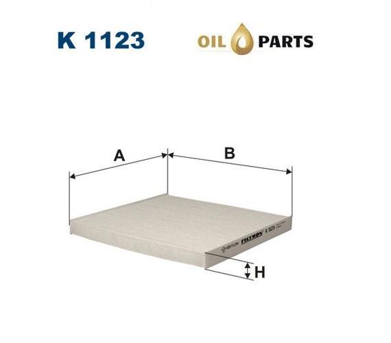 FILTR KABINOWY FILTRON K 1123 TOYOTA COROLLA E12