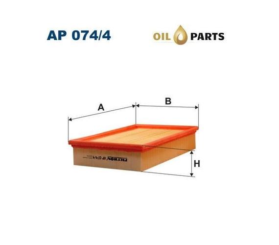 FILTR POWIETRZA FILTRON AP 074/4
