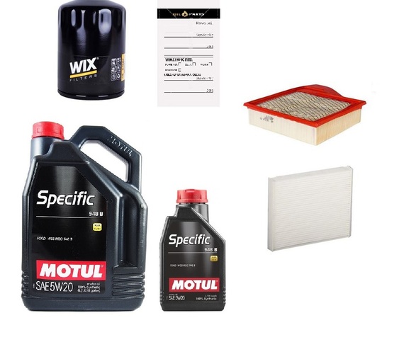 MOTUL 5W20 6L  + FILTRY FORD MUSTANG 3.7 V6 2010- 2014