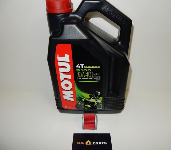 HONDA TRX 450R OLEJ MOTUL 5100 10W40 4T 4L + FILTR OLEJU HIFLO