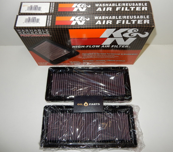 Filtry powietrza K&N CHRYSLER CROSSFIRE 3.2 V6 2 sztuki 