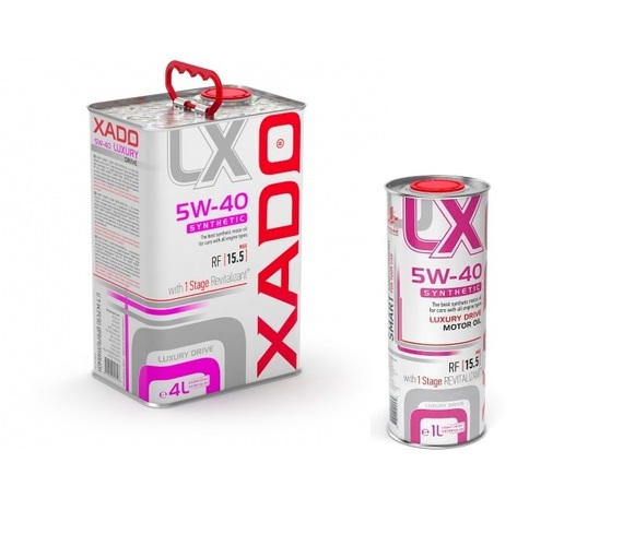 XADO LUXURY DRIVE 5W40 + 1STAGE REVITALIZANT 5L + GRATIS