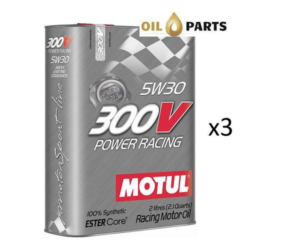 OLEJ MOTUL 300V POWER RACING 5W30 6L