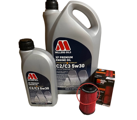 ZESTAW OLEJ MILLERS 5W30 6L + FILTR OLEJU K&N CHEVROLET CAMARO 3.6 2010-2015