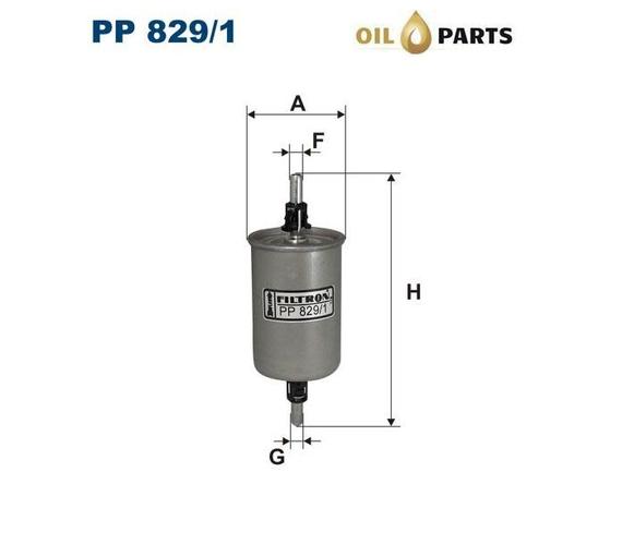 FILTR OLEJU FILTRON PP 829/1