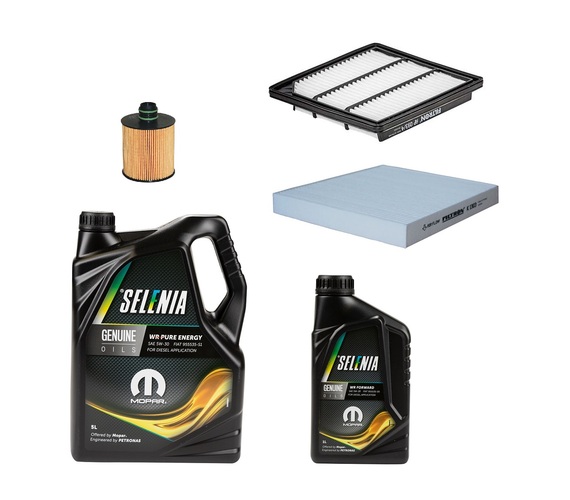 SELENIA 5W30 C2 6L + FILTRY  FIAT FREEMONT 2.0 JTD 170KM 2011-2015