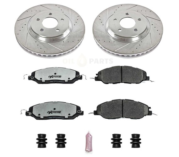 TARCZE KLOCKI PRZÓD POWERSTOP Z26 MUSTANG V6 (ZACISK 2-TŁOK)