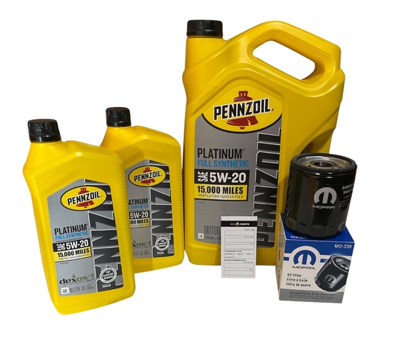 PENNZOIL 5W20 7L + FILTR OLEJU MO-339 JEEP DODGE CHRYSLER 5.7L V8 HEMI