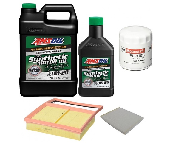 AMSOIL 0W20 ASM 4.7L + KPL. FILTRÓW FORD FUSION 2,0L HYBRID 2013-2020