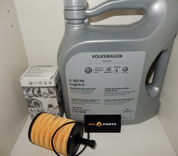 OLEJ VW LONGLIFE 5W30 504.00 507.00 5L + FILTR OLEJU 