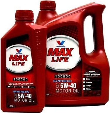 VALVOLINE MAXLIFE SYNTHETIC 5W40 4L